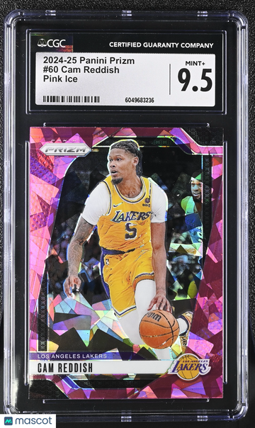 2024-25 Panini Prizm Cam Reddish #60 Pink Ice CGC 9.5