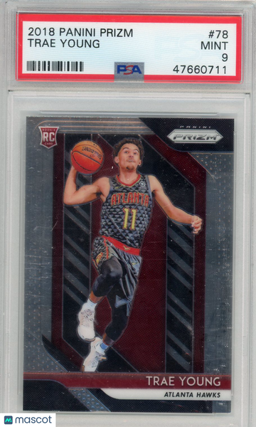 2018 Panini Prizm Trae Young #78 PSA 9