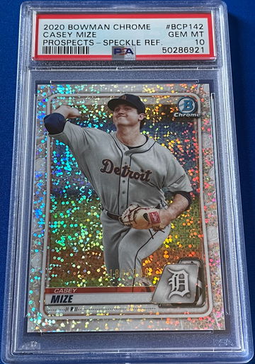 2020 Bowman Chrome Casey Size Speckle Refractor /299 PSA 10 Gem-Mint