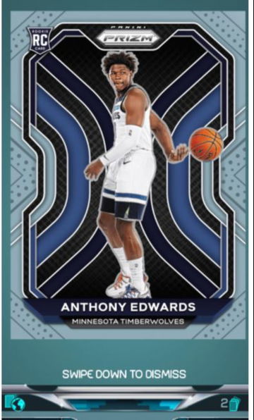 Panini Dunk 2020 Panini Prizm RC Anthony Edwards