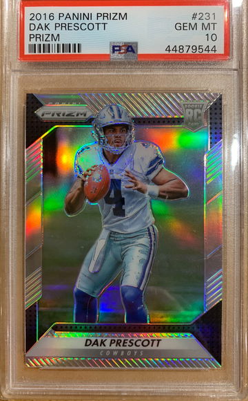 2016 Dak Prescott Prizm Silver PSA 10 Gem-Mint