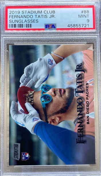 Fernando Tatis Jr - 2019 Stadium Club SSP Sunglasses Rookie #88 - PSA 9