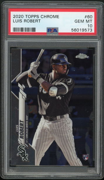 Luis Robert 2020 Topps Chrome PSA 10 Rookie RC