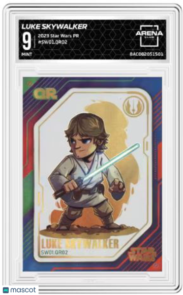 2023 Star Wars PR Luke Skywalker #SW01.0R02 Arena Club 9