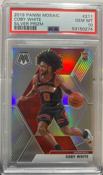 2019 Mosaic Coby White Silver PSA 10