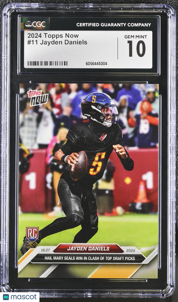 2024 Topps Now Jayden Daniels #11 CGC 10