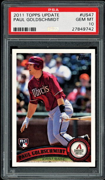 2011 Topps Update #47  Paul Goldschmidt PSA 10 