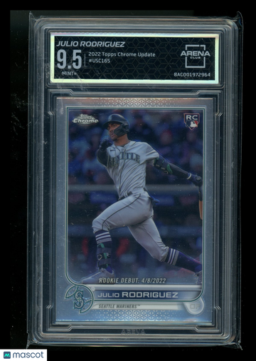 2022 Topps Chrome Update Julio Rodriguez #USC165 RC Arena Club 9.5