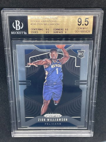 2019 Prizm Zion Williamson Photo Variation 