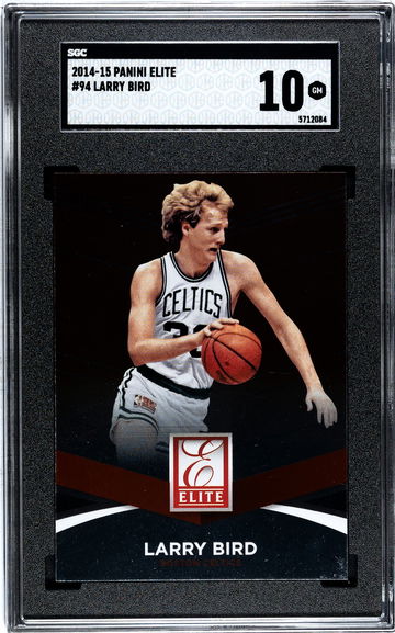 2014-15 Panini Elite Basketball #94 Larry Bird - Graded SGC 10 GM Gem Mint ☘️