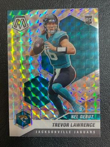 2021 Mosiac Trevor Lawrence RC NFL Debut Silver Mosaic Prizm Jaguars Rookie241