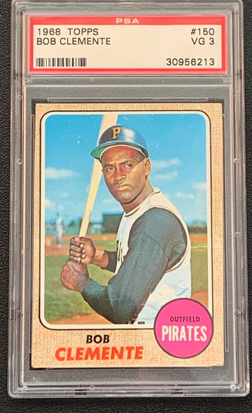 1968 Topps Roberto Bob Clemente #150 PSA 3