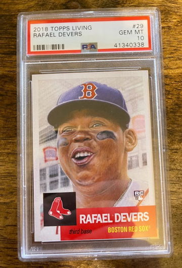 2018 Topps Living Set Rafael Devers PSA 10