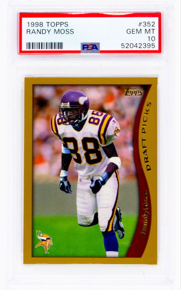 1998 Topps Randy Moss #352 RC Rookie PSA 10
