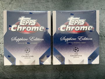 Topps UEFA Champions League Sapphire (2) Box Lot