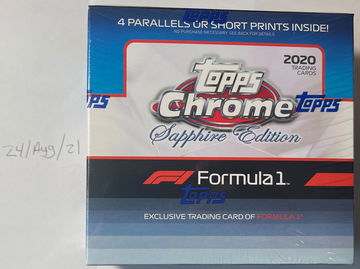 2020 Topps Chrome Sapphire Edition F1 Formula 1 Sealed Box