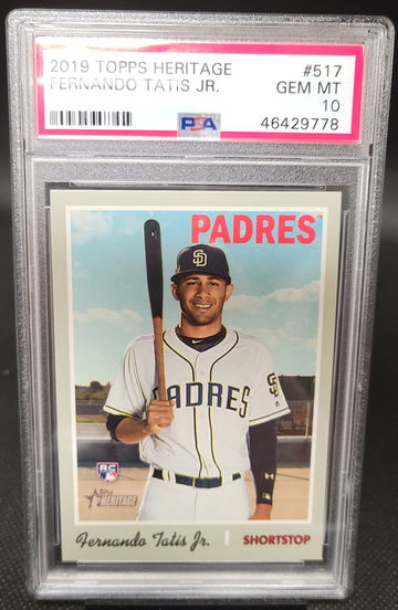 2019 Topps Heritage Fernando Tatis Jr PSA 10