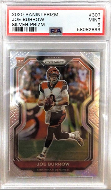 2020 Joe Burrow Panini Prizm Silver PSA 9
