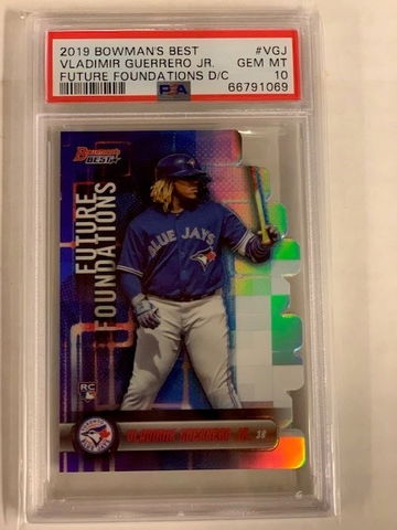 2019 Bowmans Best Vladimir Guerrero Jr Future Foundations D/C PSA 10