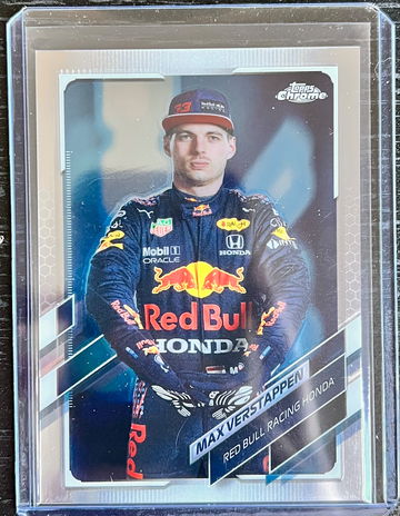 2021 Topps Chrome Max Verstappen #3