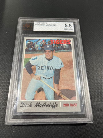 1970 Richard “Dick” Mcauliffe BVG 5.5  - Detroit Tigers