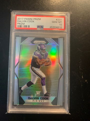 2017 Prizm Silver Dalvin Cook PSA 10