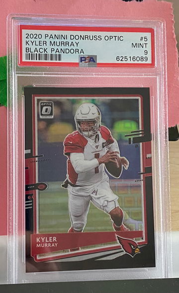 Kyler Murray 2020 Donruss Optic Black Pandora /25 PSA 9