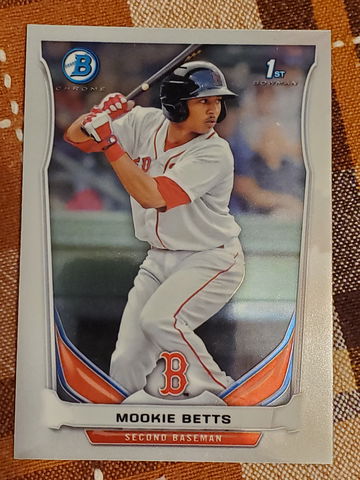 2014 Bowman Chrome Mookie Betts.  IST Bowman 