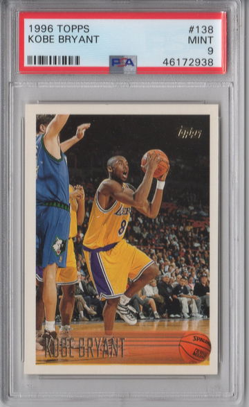1996 Topps Kobe Bryant PSA 9