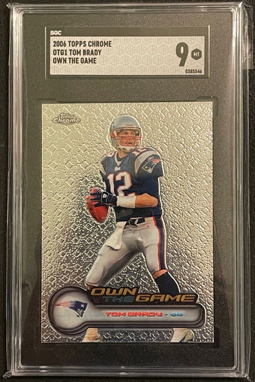 2006 Topps Chrome Tom Brady OTG
