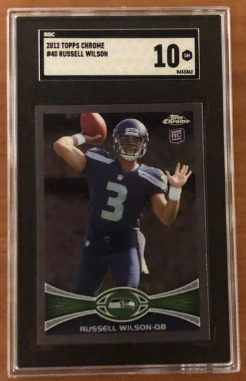 2012 Topps Chrome Russell Wilson RC #40 SGC 10