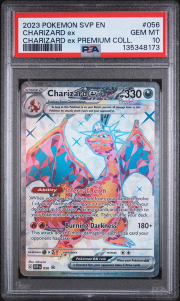 2023 Pokemon Scarlet and Violet Black Star Promo Premium Collection Charizard Ex #056 PSA 10