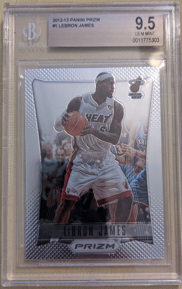 2012 Prizm lebron james bgs 9.5