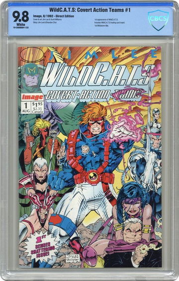 Wildcats #1 CBCS 9.8 1st app. Wildcats, Spartan, Grifter, etc.