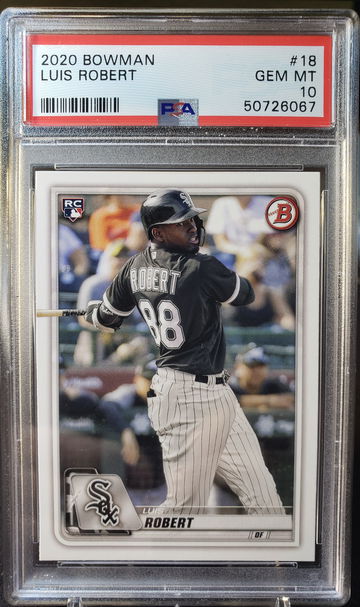 Luis Robert 2020 Bowman Rookie RC Gem Mint PSA 10