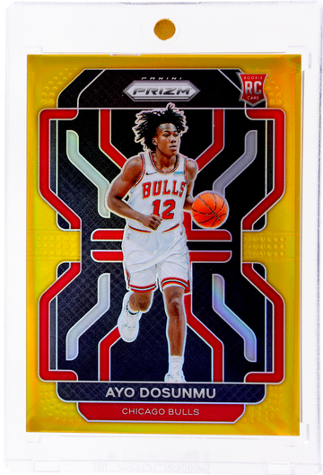 2021 Panini Prizm Gold Ayo Dosunmu  Rookie Card 09/10