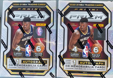 (2) 2020-21 Panini Prizm Basketball Blaster Boxes, Shipped Priority