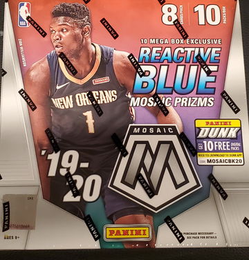 2019-2020 NBA Mosaic Basketball - Sealed Mega Box