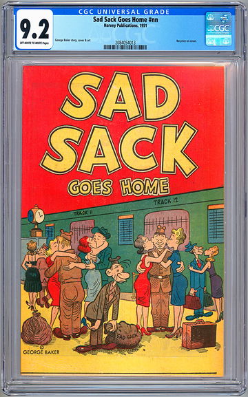 SAD SACK GOES HOME #NN CGC 9.2 GEORGE BAKER STORY & ART *HARVEY FILE COPY* 1951