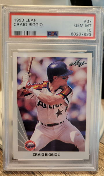 1990 Leaf Craig Biggio RC