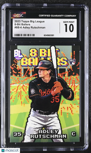 2023 Topps Big League Adley Rutschman #8B-6 8-Bit Ballers CGC 10