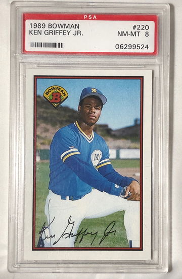 1989 BOWMAN #220 KEN GRIFFEY JR. NM-MT 8