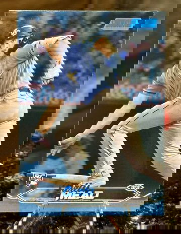 2024 Topps Stadium Club CURTIS MEAD RC #/50 ROOKIE BLUE FOIL Color Match! RAYS