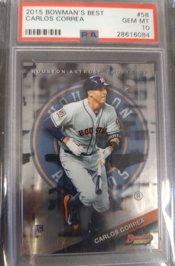 Carlos Correa 2015 Bowman Best PSA 10