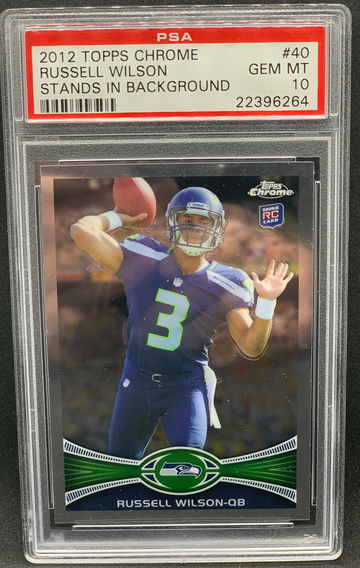 Russell Wilson 2012 Topps Chrome #40 Rookie Card PSA 10