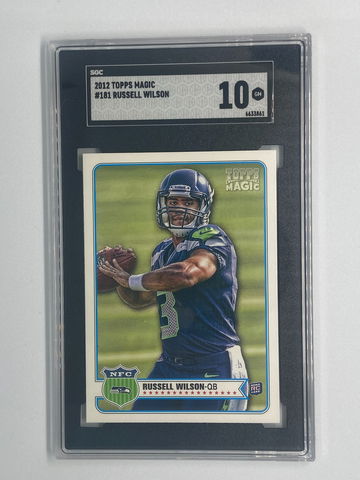 2012 Topps Magic Football Russell Wilson Seattle Seahawks #181 ROOKIE/RC 