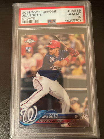 Juan Soto Topps Update Chrome PSA 10