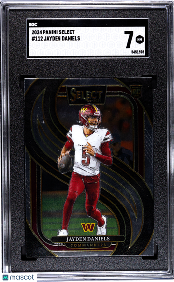 2024 Panini Select Jayden Daniels #112 SGC 7