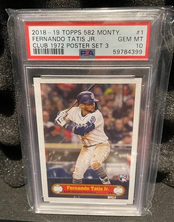 2018-19 Montgomery club  Fernando Tatis Jr RC set 3 psa 10
