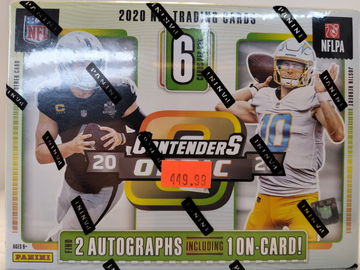 2020 Panini Contenders Optic Football Sealed Hobby Box 6 Cards 2 Auto's Per🎇🎇